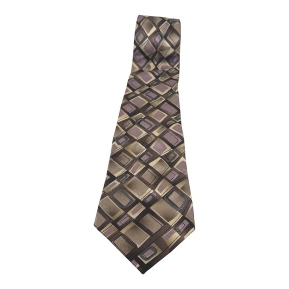 J. Garcia Necktie 100% Silk Collection Forty Seven Nevsky Multicolor Geometric